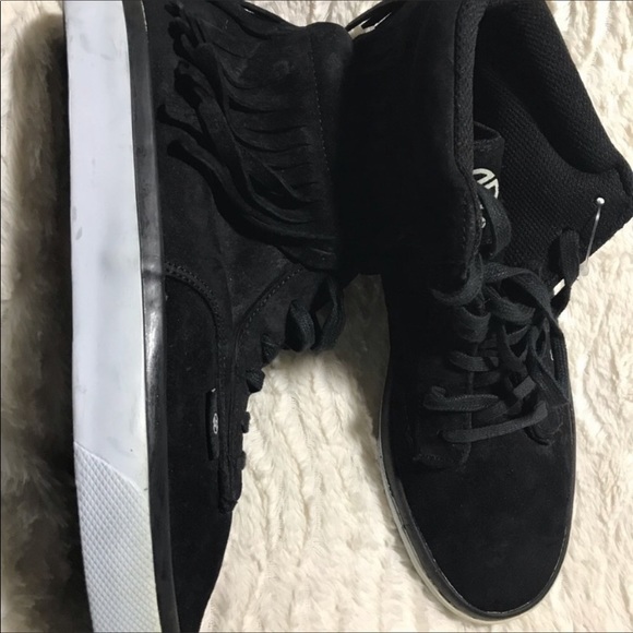 Radii Mens Faux Suede Frill Fringe Casual sneakers Size 9 - Picture 2 of 8